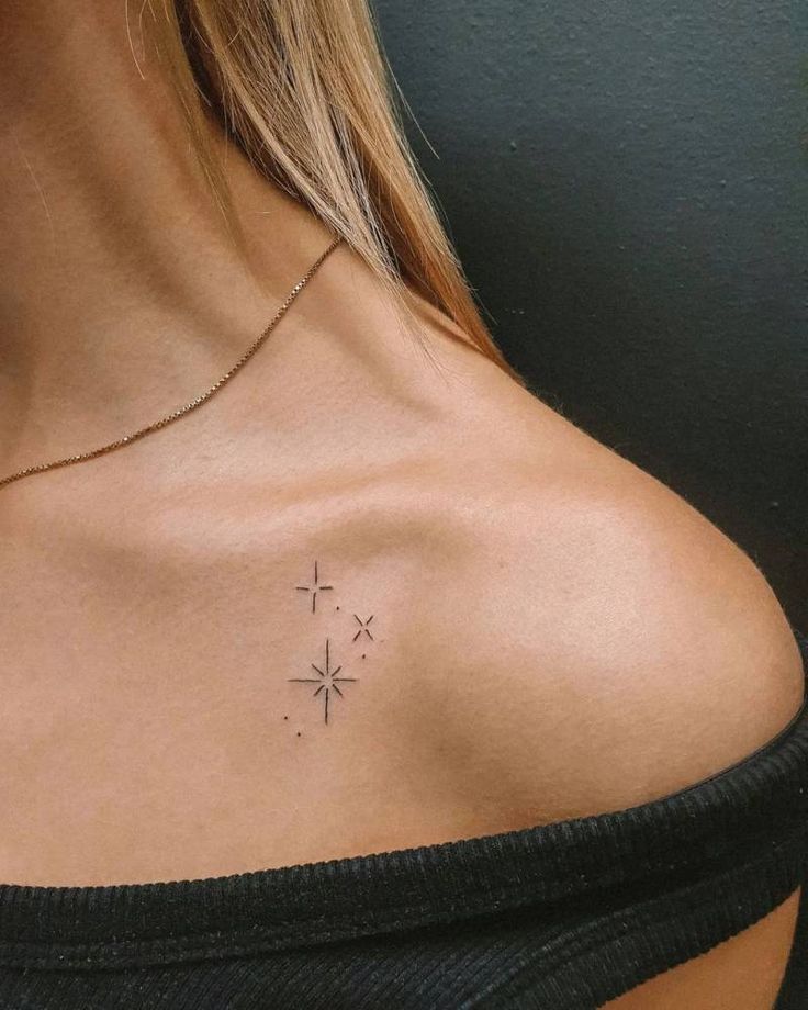 custom small collarbone tattoo suggestions.