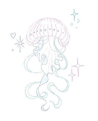 custom small jellyfish tattoo options.