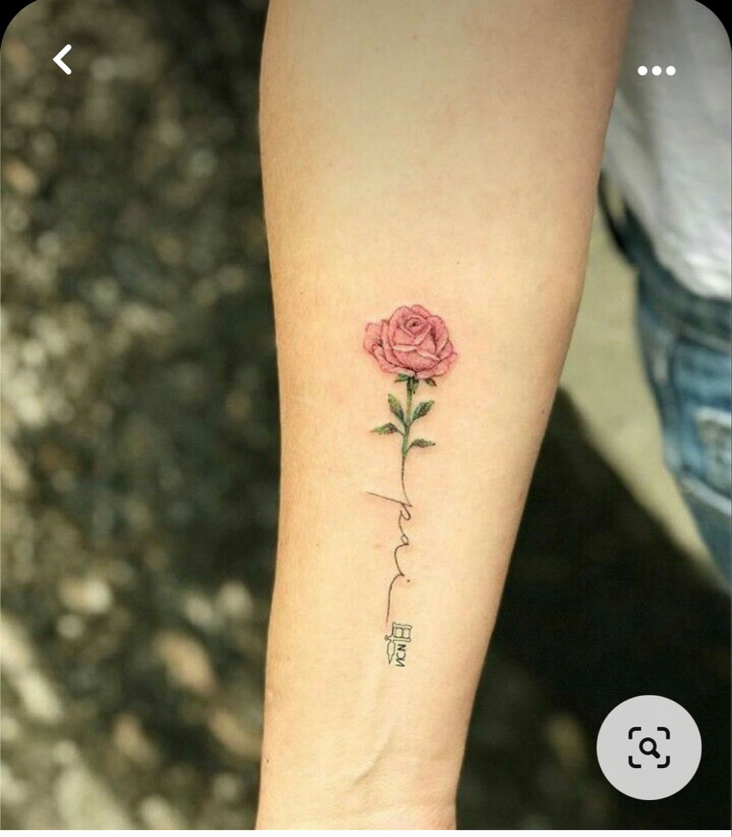 customizable small rose tattoo ideas.