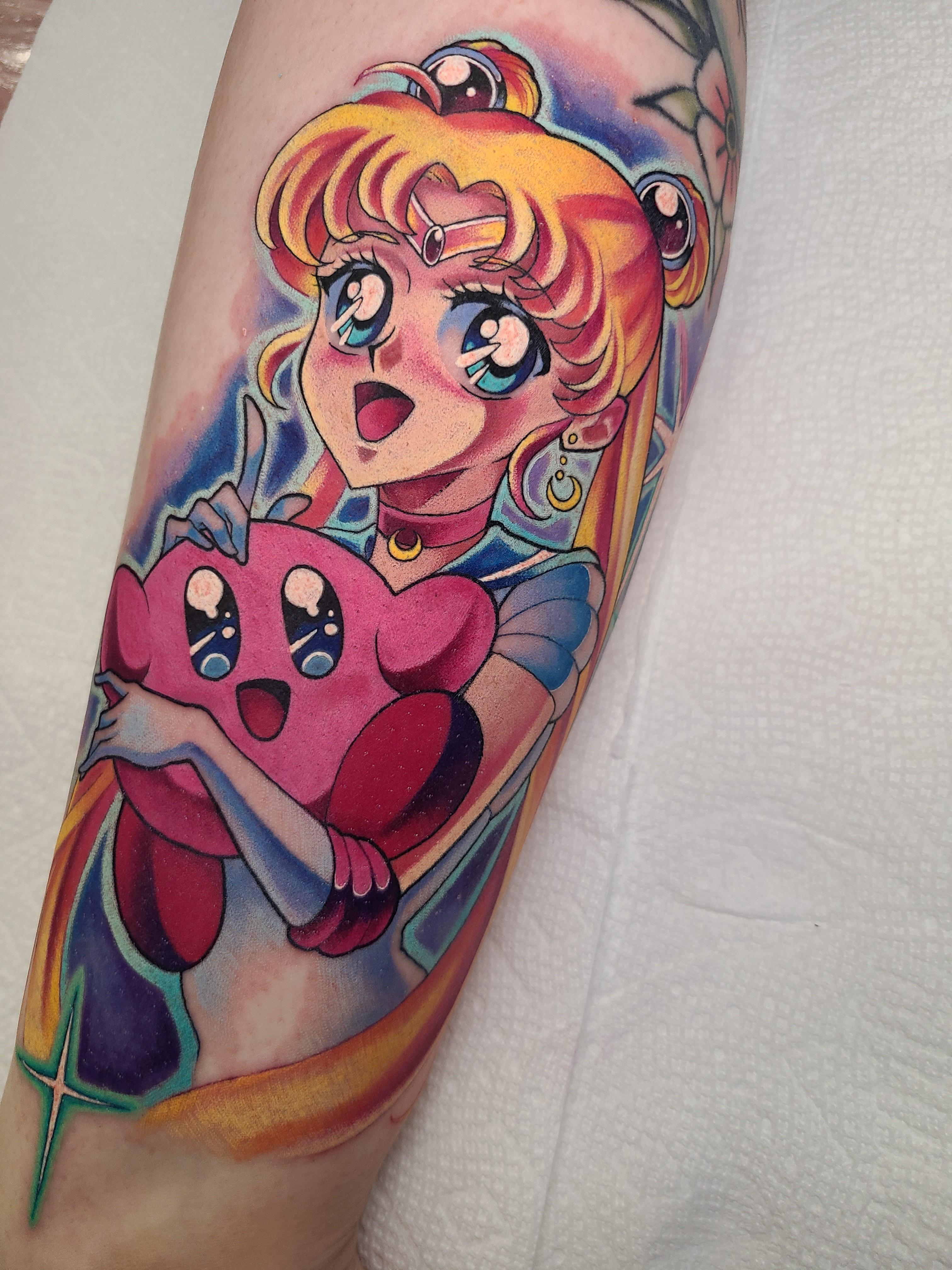 cute Sailor Moon tattoo placements