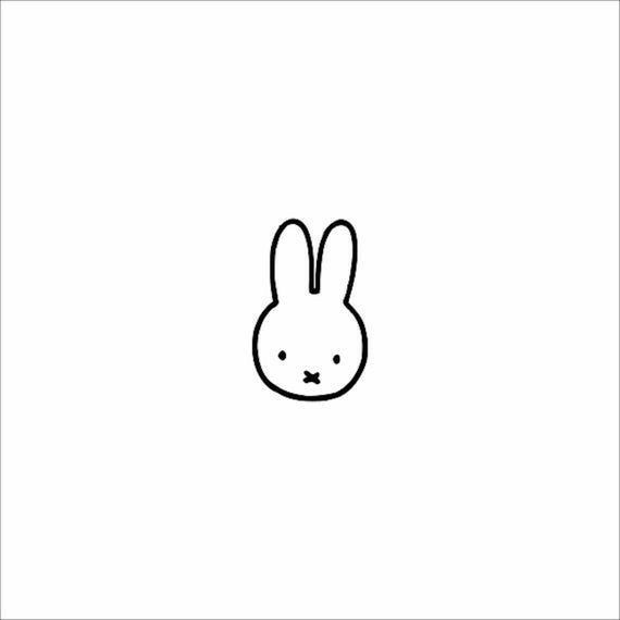 cute small bunny tattoo 0099