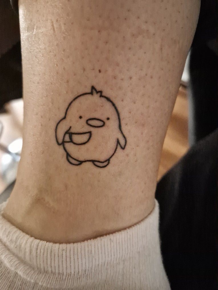 cute small duck tattoo ideas