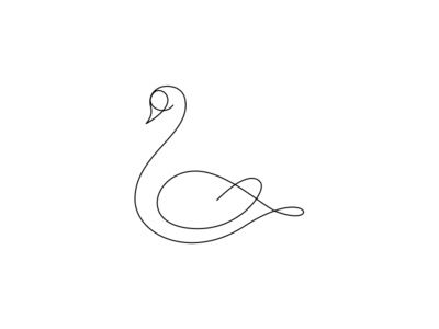 cute small swan tattoo ideas