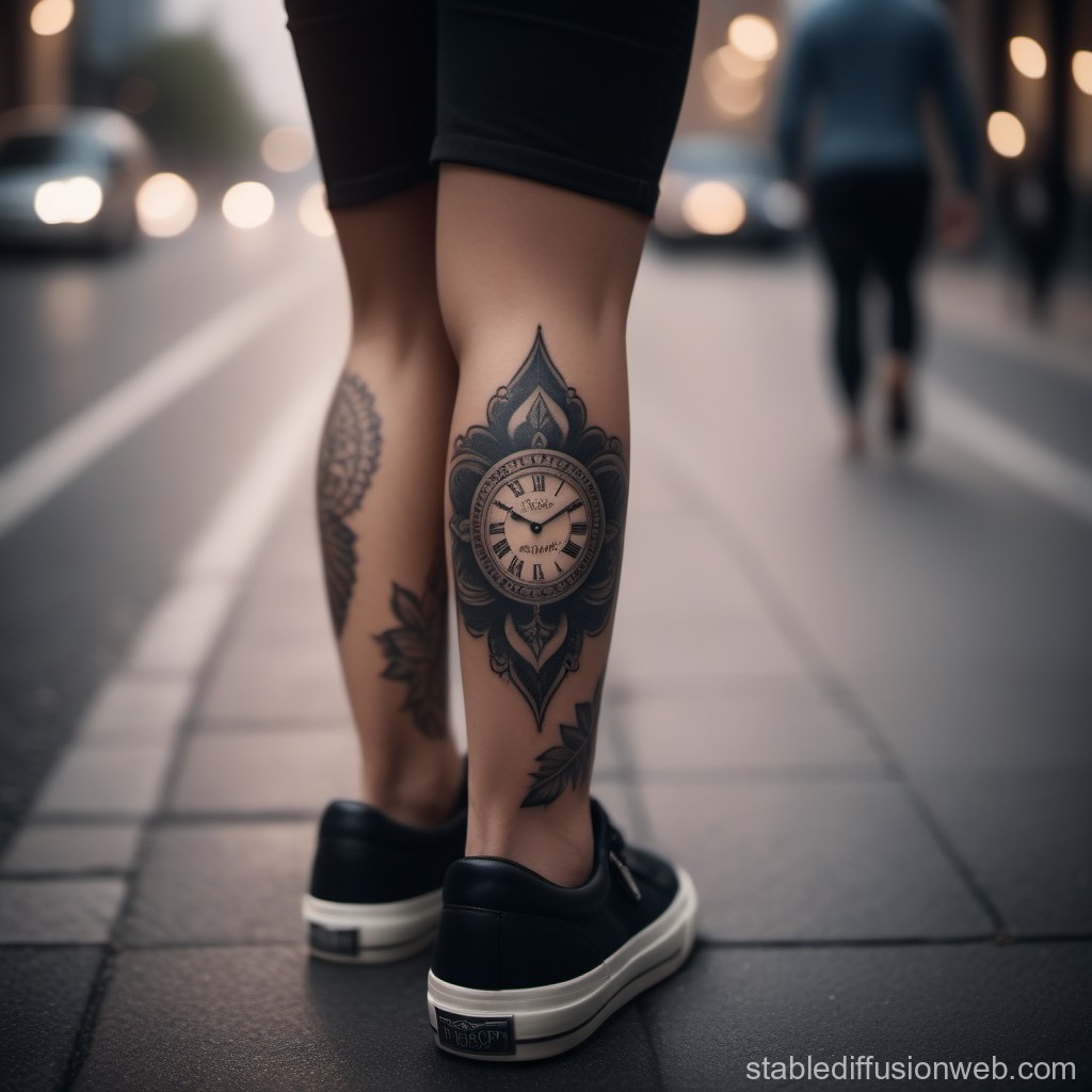 cute small tattoos for leg.