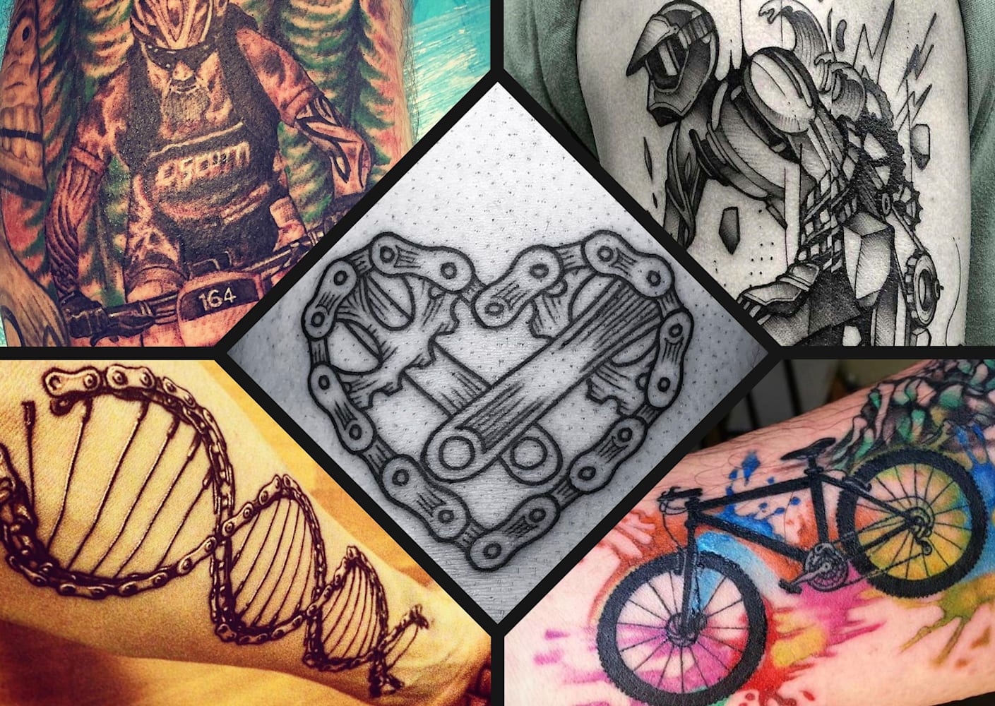 cycling-inspired body art