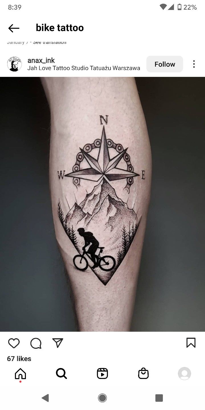 cycling tattoo ideas 0044