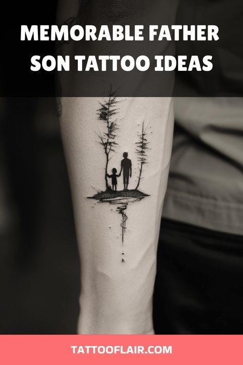 dad and son tattoo ideas 0020