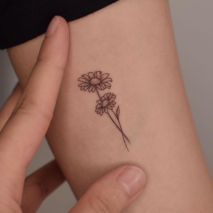 daisy tattoo ideas 0073