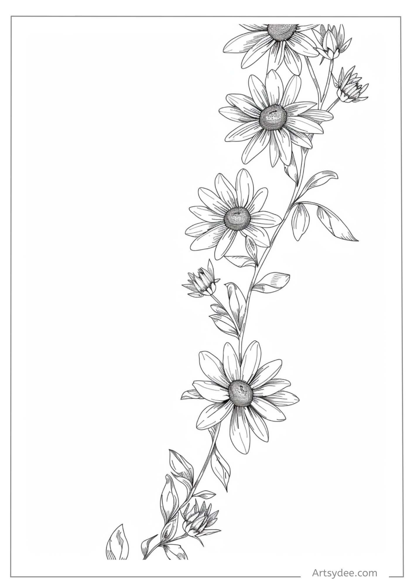 daisy tattoo ideas 0096