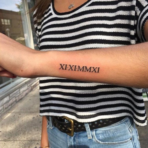 date tattoo ideas 0045