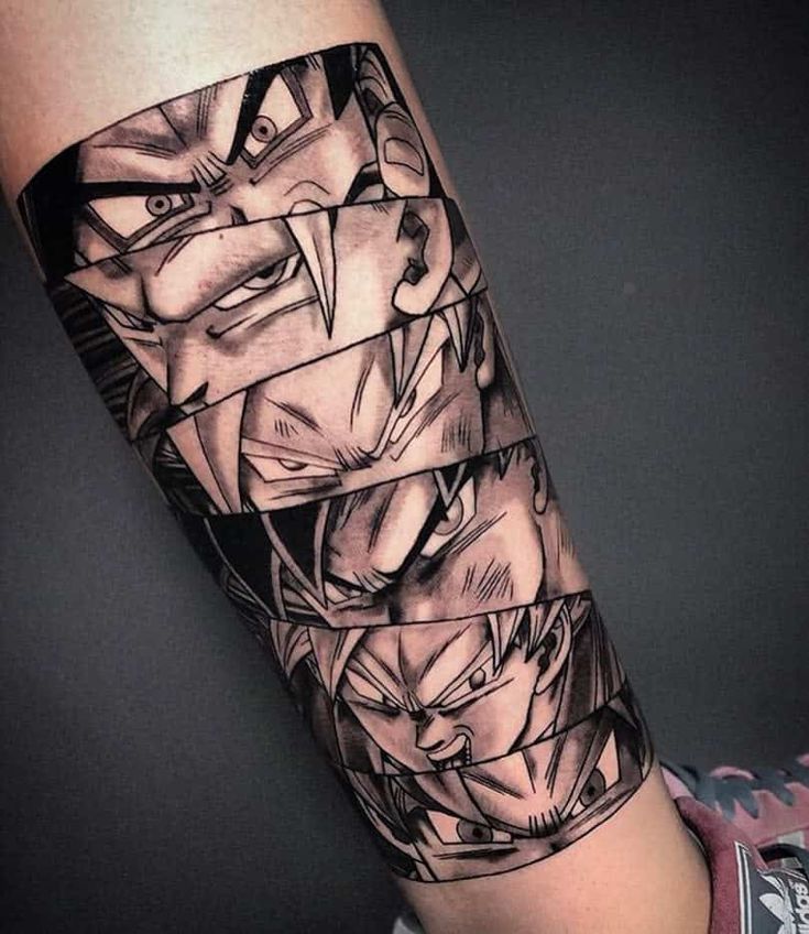 dbz tattoo ideas for fans