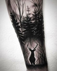 Deer hunting tattoo ideas 0051