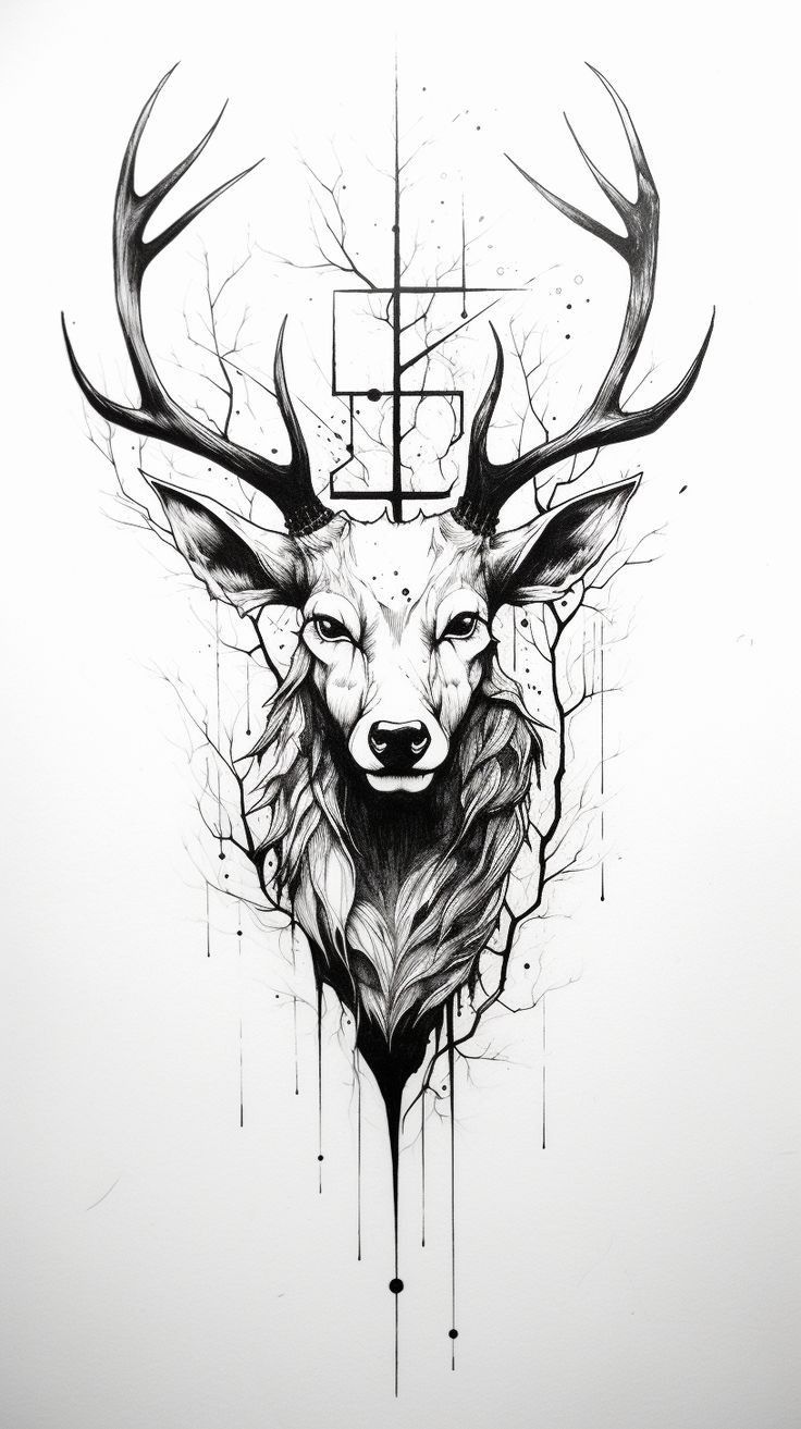 deer tattoo ideas 0031