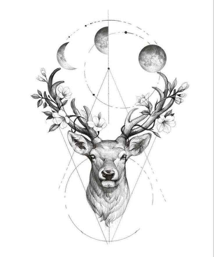 deer tattoo ideas 0059