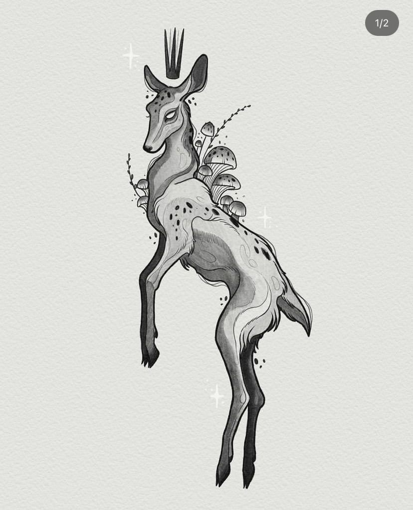 deer tattoo ideas 0068