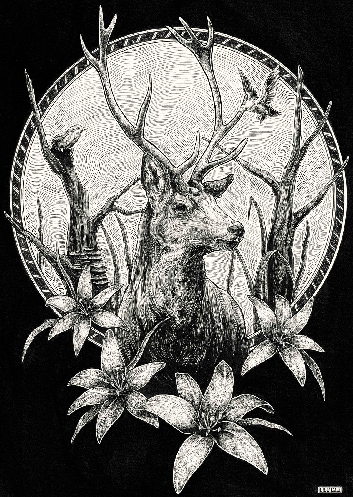 deer tattoo ideas 0087