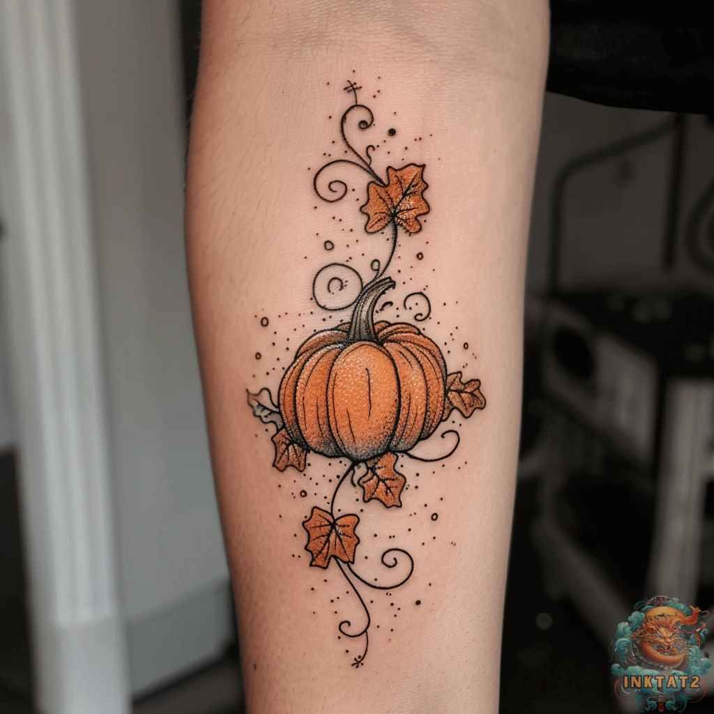 delicate autumn tattoo designs