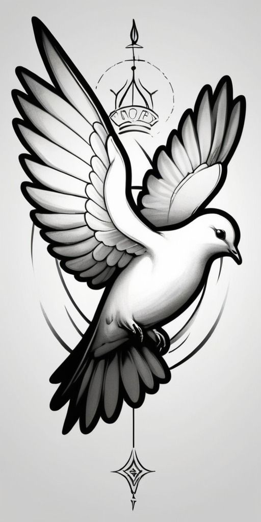 delicate dove tattoo ideas for first tattoos