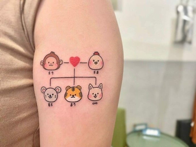 delicate family tattoo styles