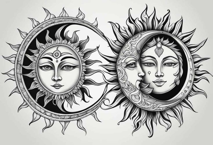 delicate small sun tattoo ideas