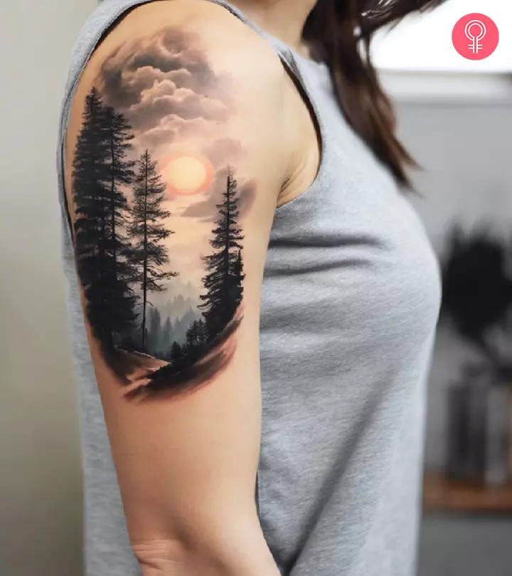 delicate small tattoo ideas connected to nature