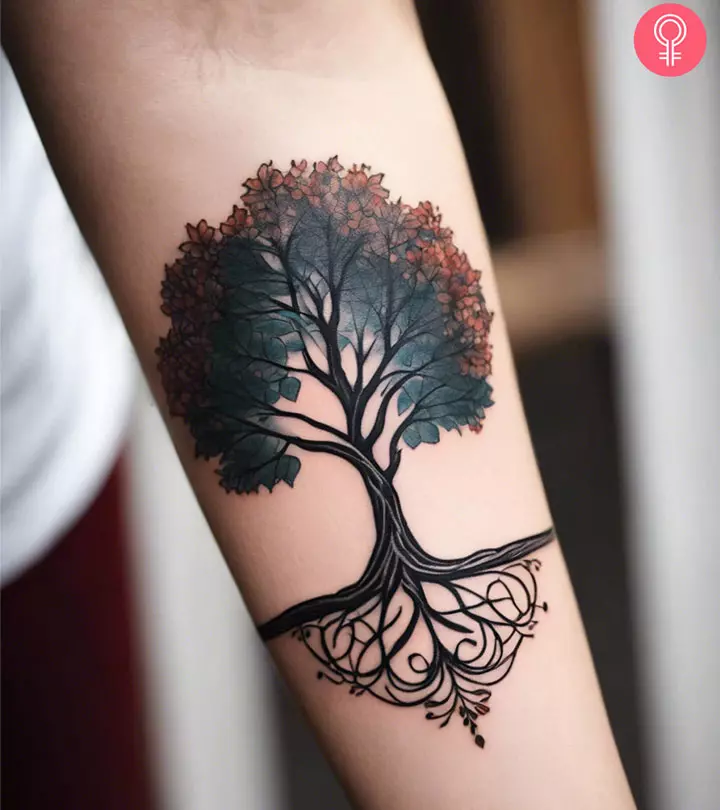 delicate tree tattoo ideas