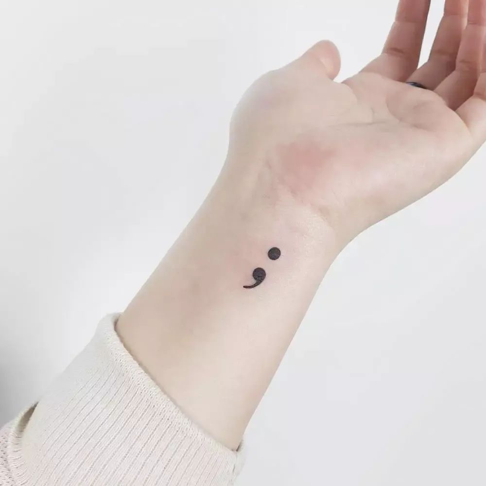 depression Semicolon tattoo ideas 0030