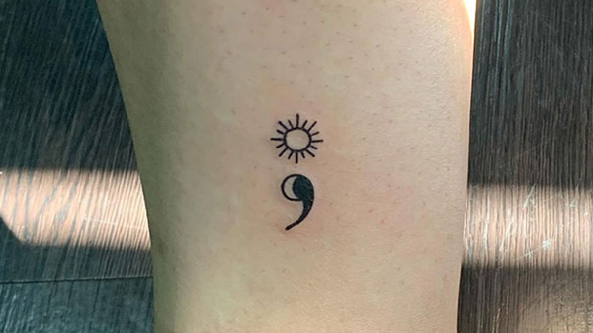 depression Semicolon tattoo ideas 0041