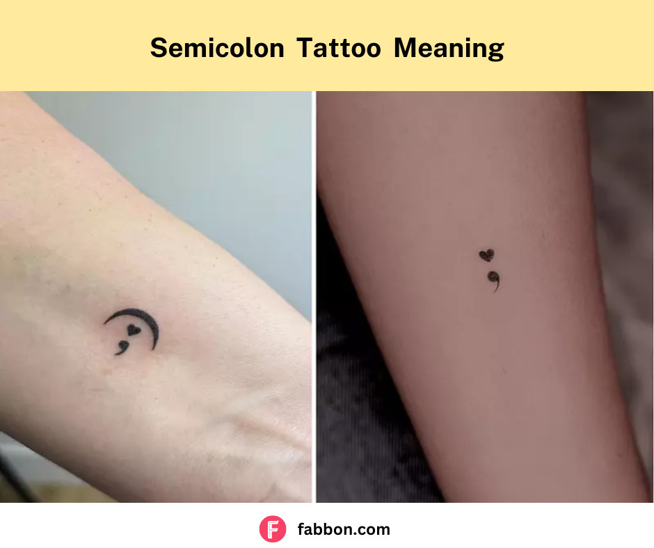 depression Semicolon tattoo ideas 0065