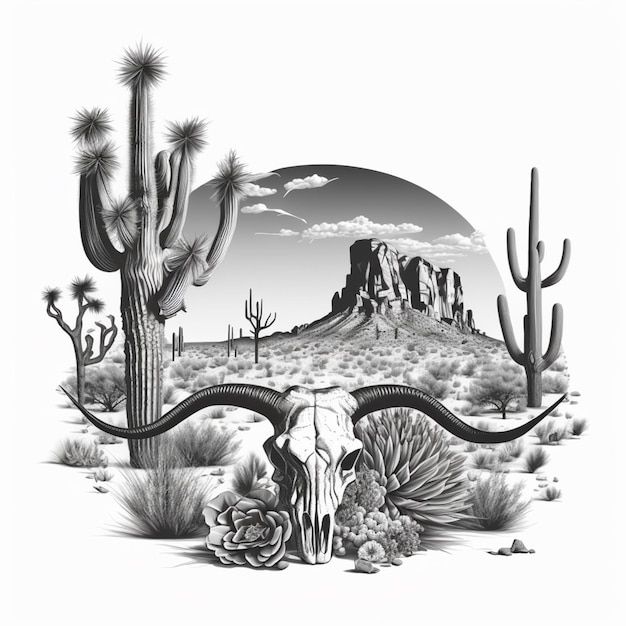 desert flora tattoo ideas