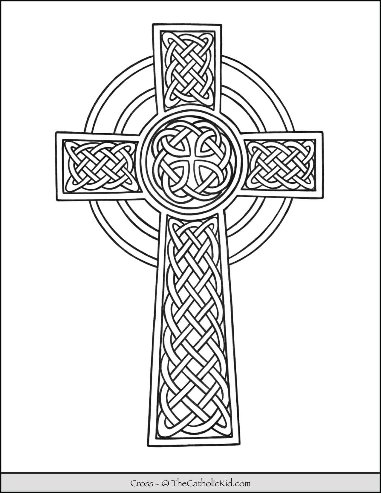 detailed celtic cross tattoo ideas for men