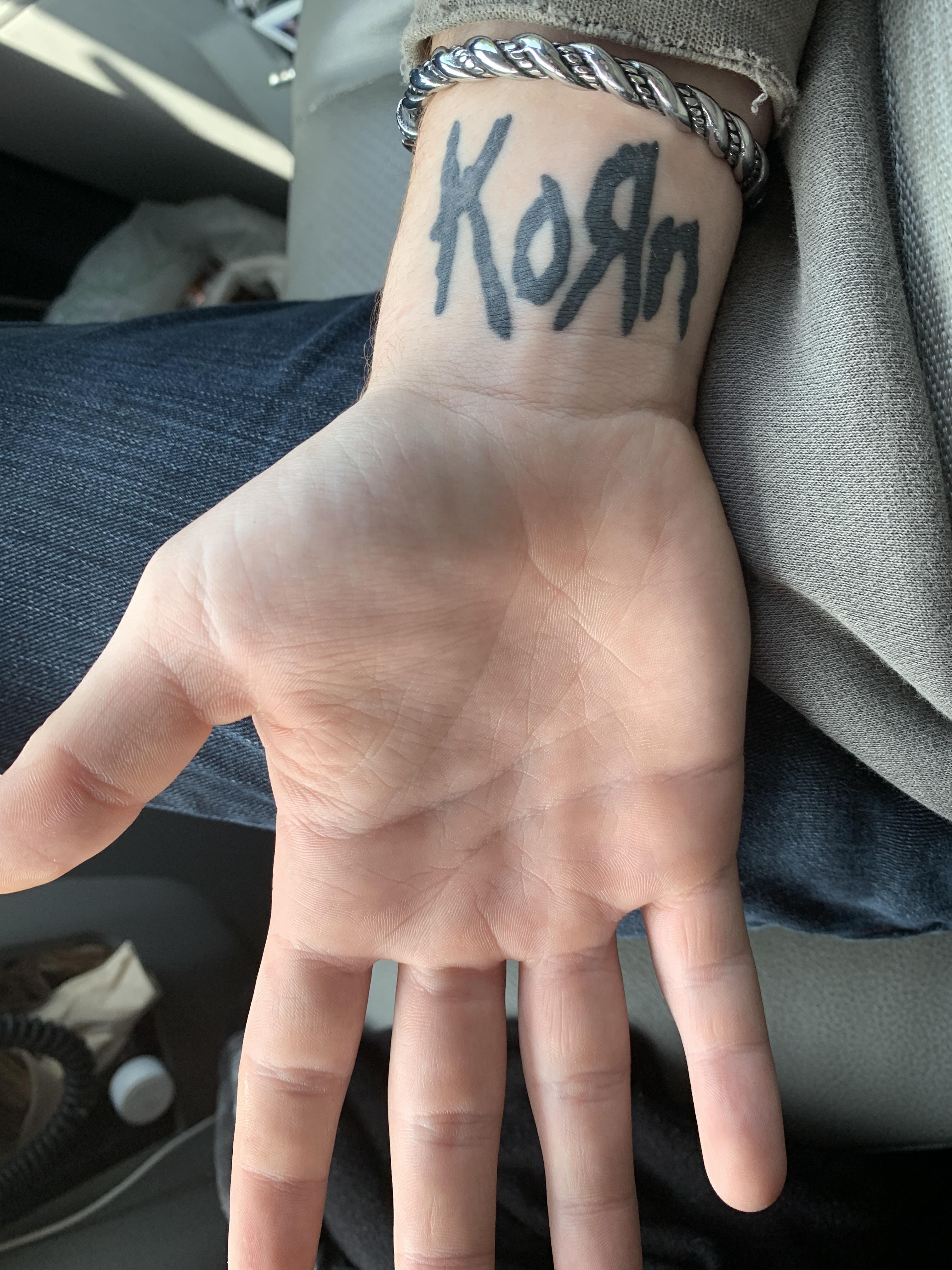 detailed Korn tattoo ideas symbols