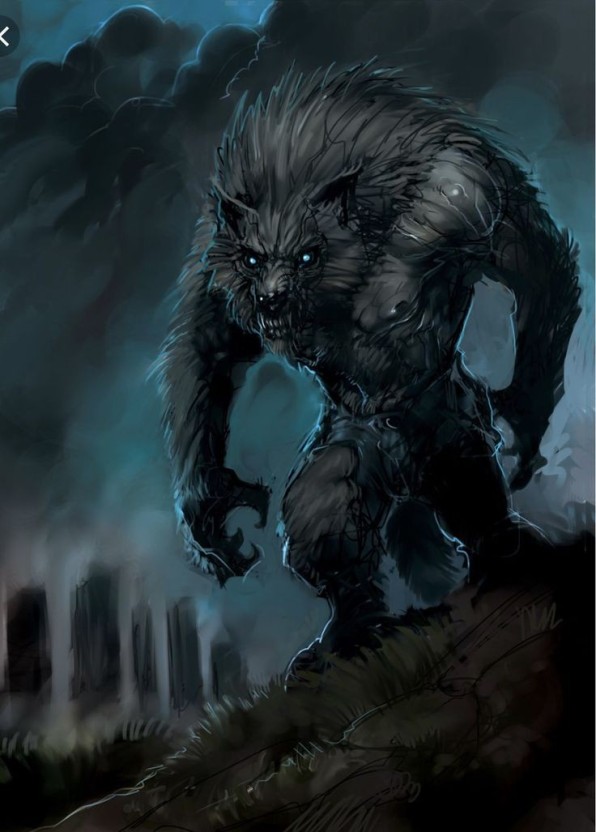 detailed werewolf tattoo ideas