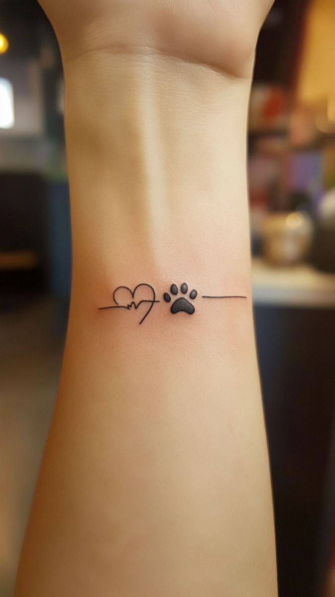 dog paw print tattoo ideas 0033