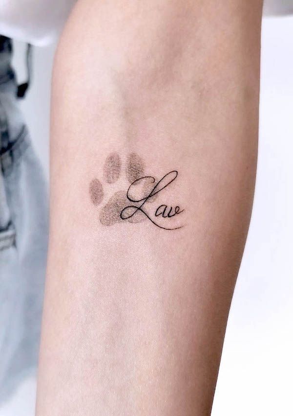 dog paw tattoo ideas 0017