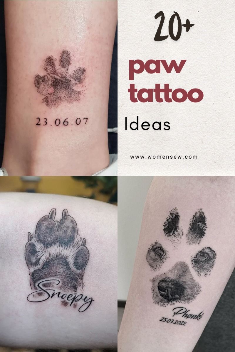 dog paw tattoo ideas 0020