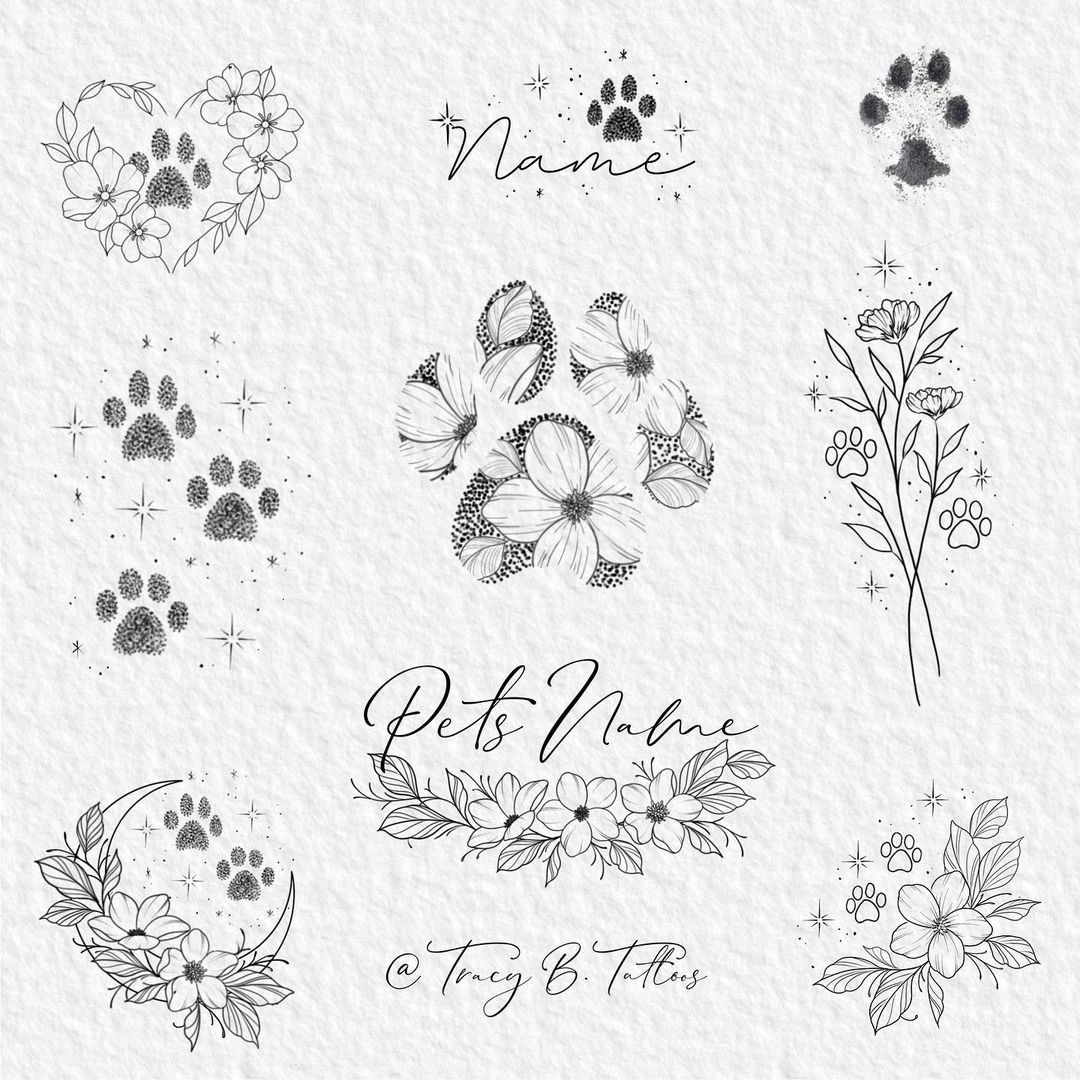 dog paw tattoo ideas 0050