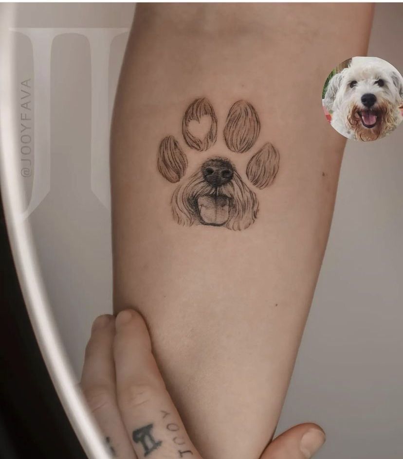 dog paw tattoo ideas 0052