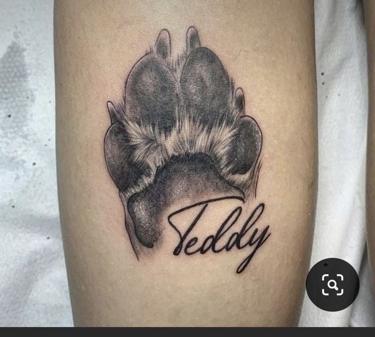 dog paw tattoo ideas 0058