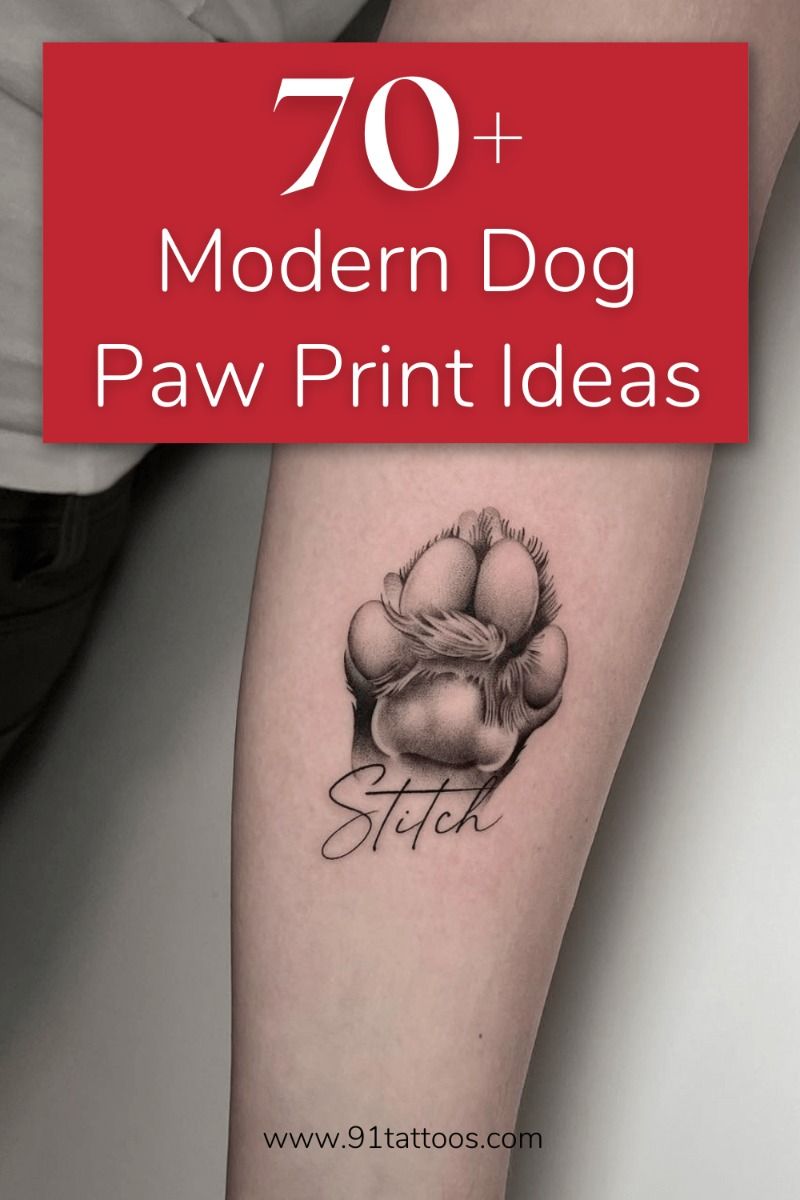 dog paw tattoo ideas 0066