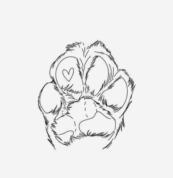 dog paw tattoo ideas 0068