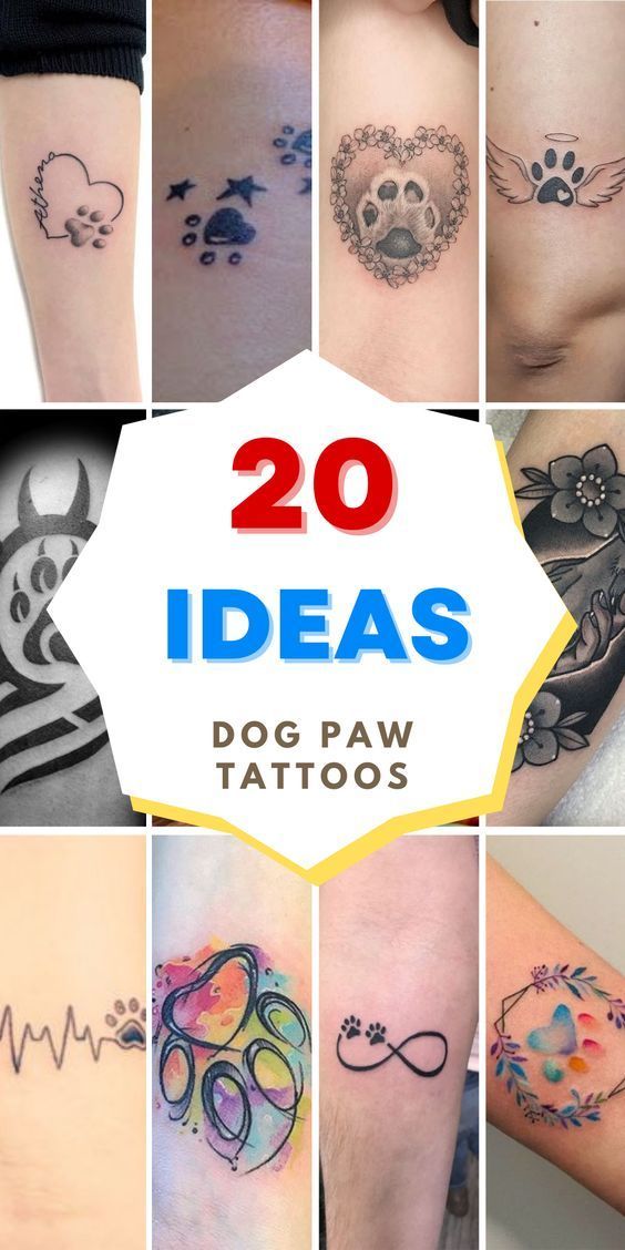 dog paw tattoo ideas 0076