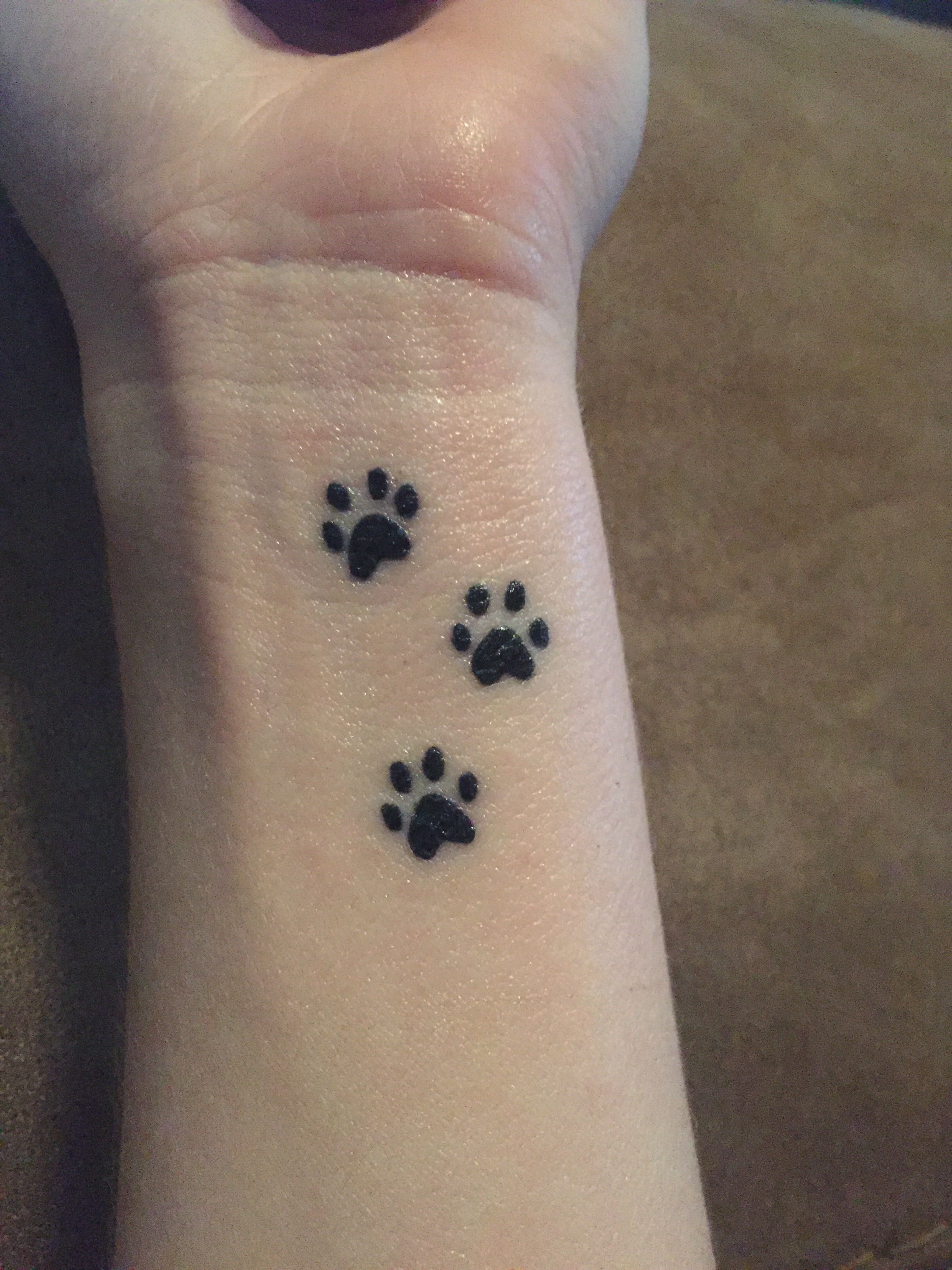 Dog paw tattoos ideas 0026