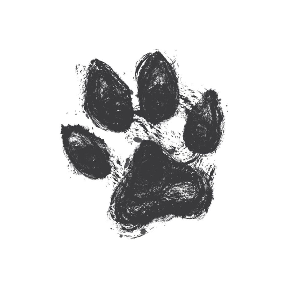 Dog paw tattoos ideas 0072