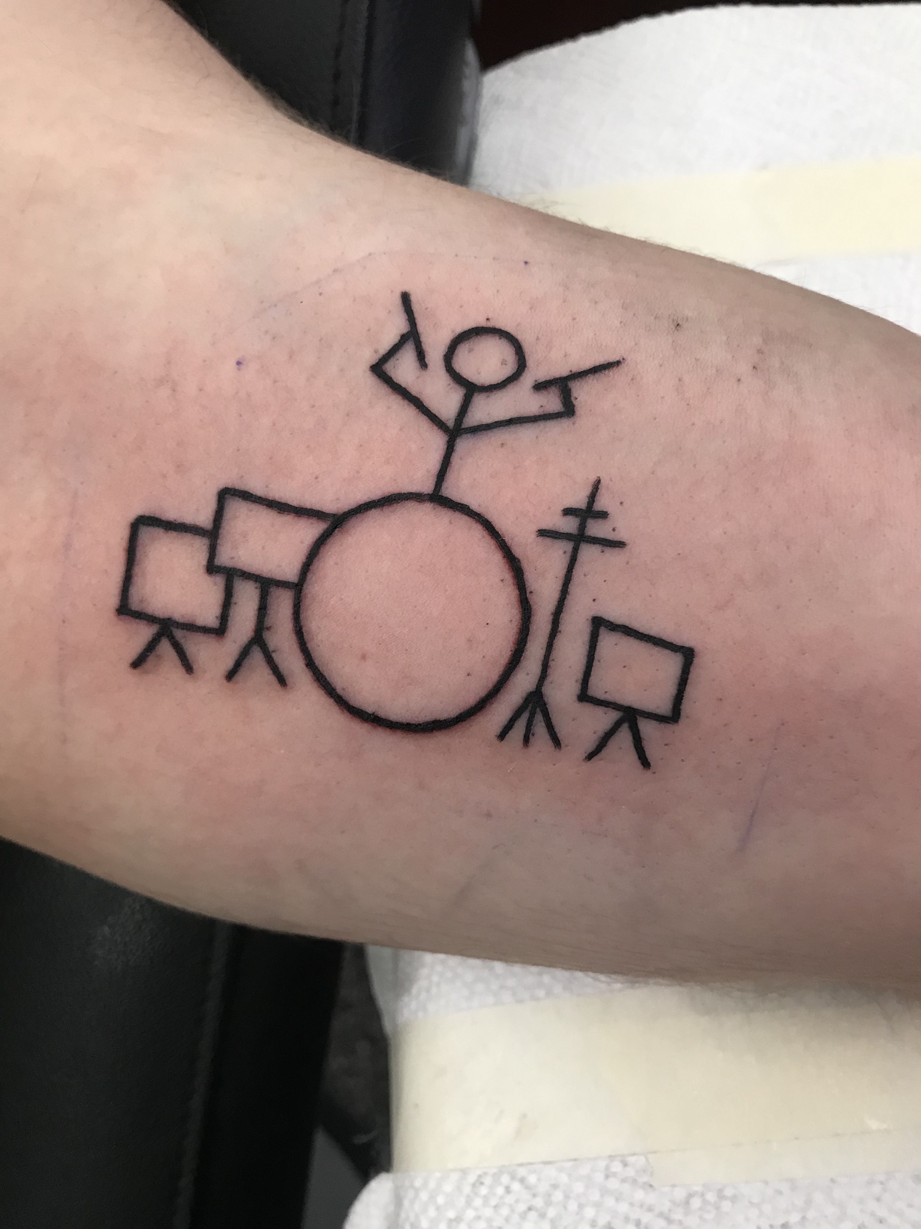 drummer tattoo style suggestions.