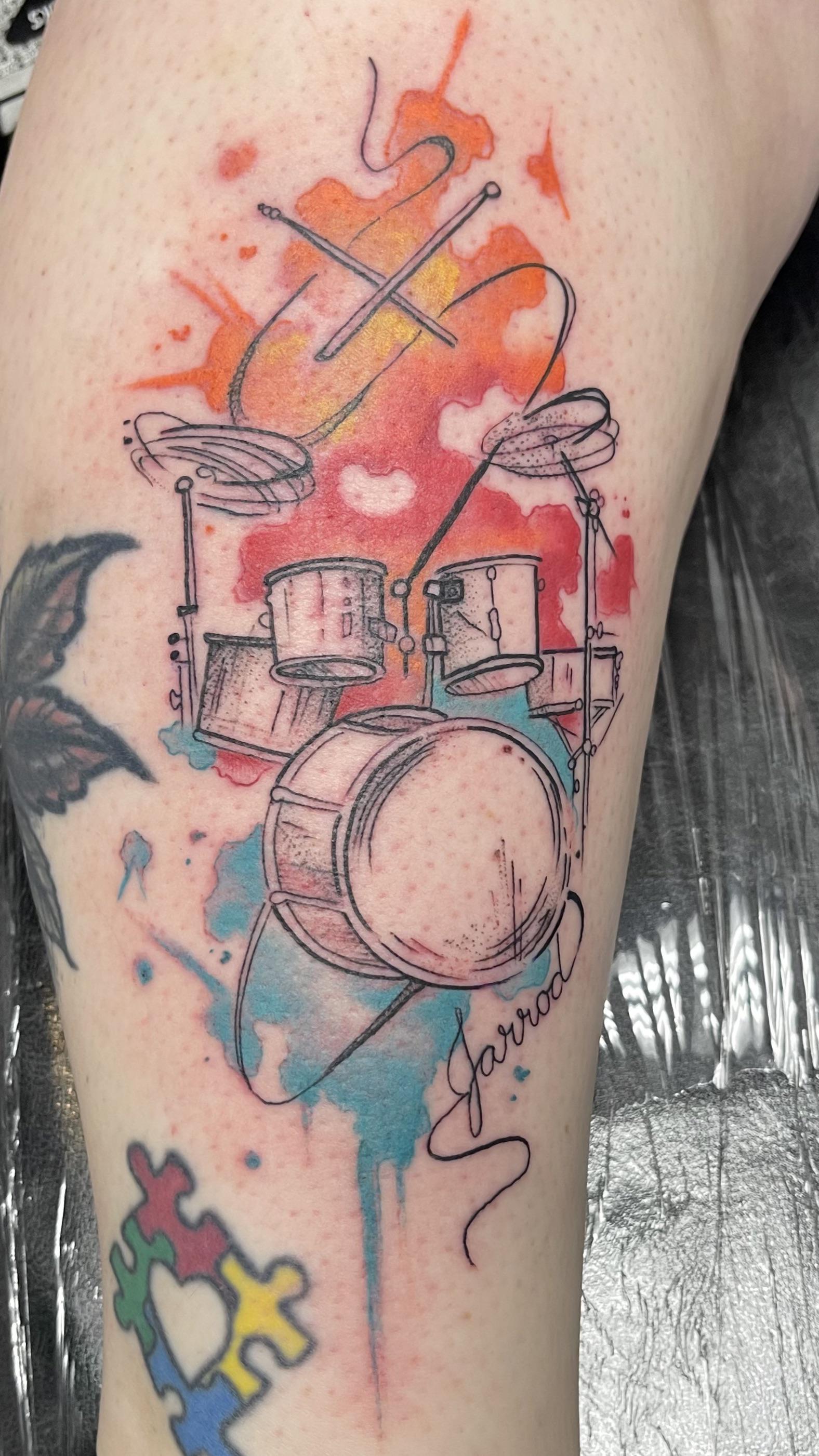 Drummer tattoos ideas 0053