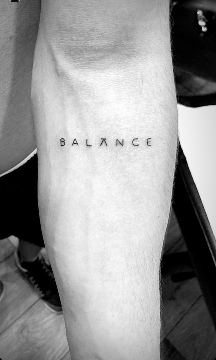 elegant balance tattoo inspirations