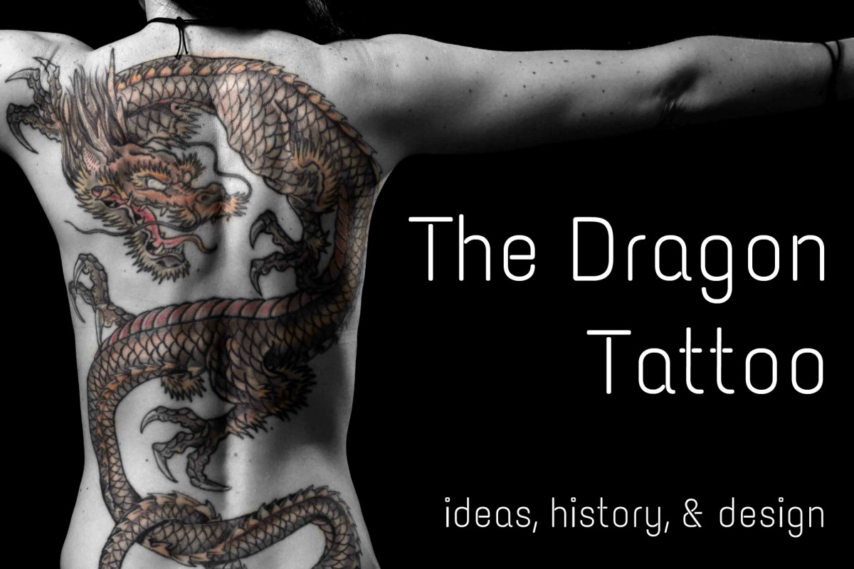 elegant Chinese dragon tattoo variations.