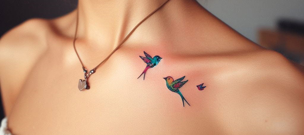 elegant collar bone tattoo inspiration