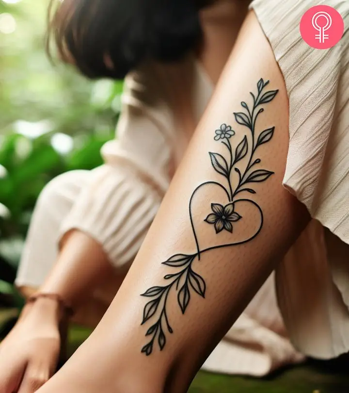 elegant feminine leg tattoo ideas for various placements.